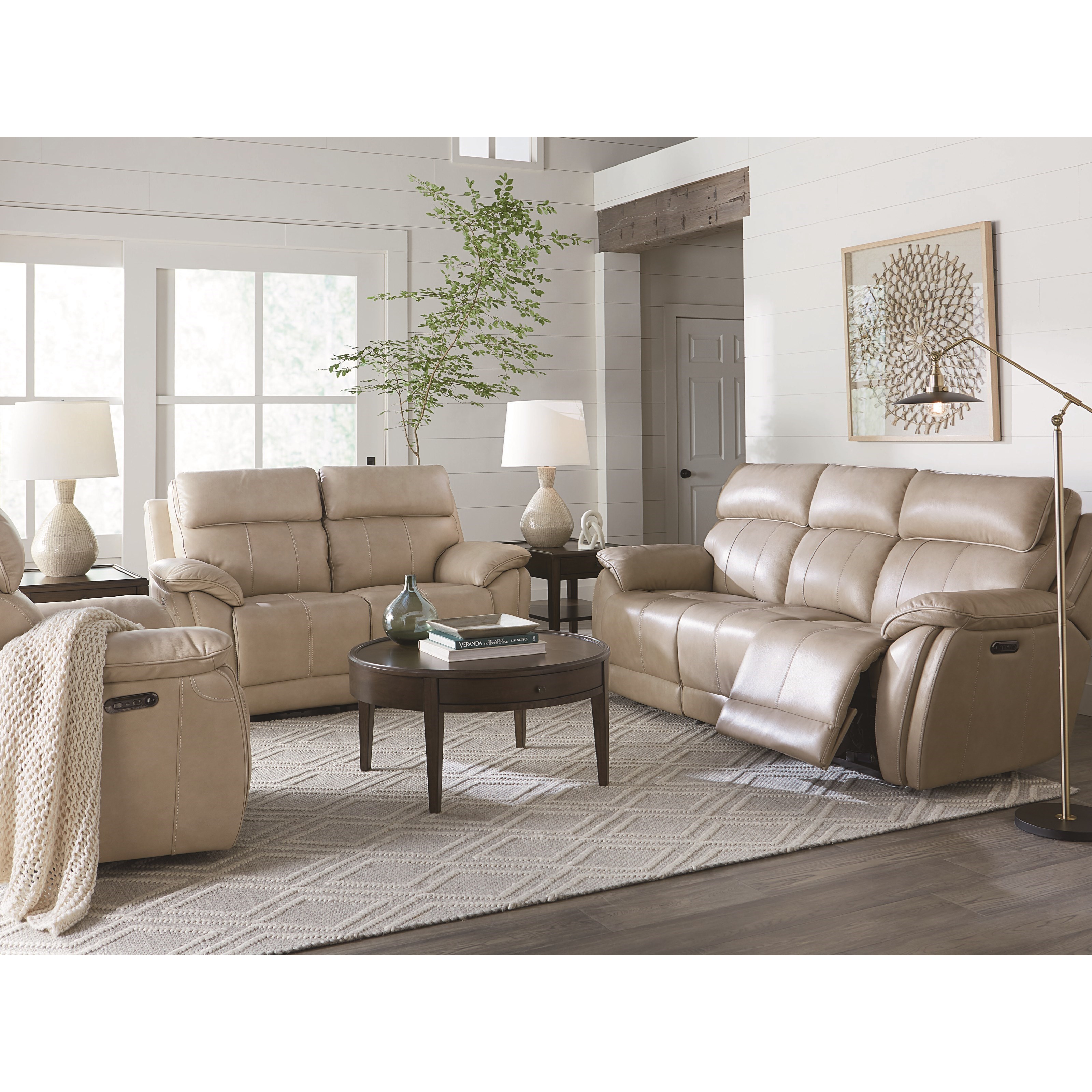 Bassett Club Level Levitate 3740 Living Room Group 2 Reclining